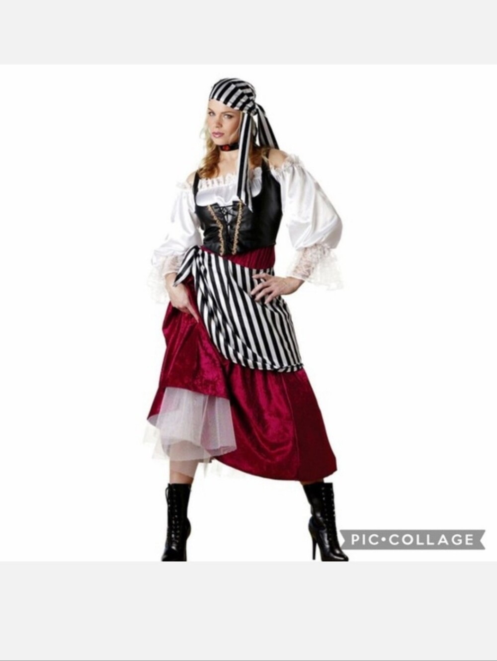 Women's Pirate Wench Costume Size Medium